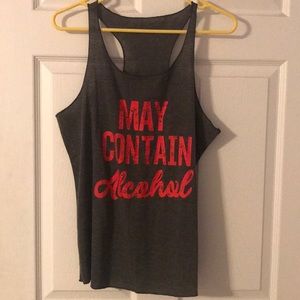 May Contain Alcohol Tank Top